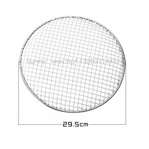 Korean Style Disposable 295mm 300mm 330mm Round bbq mesh/round BBQ mesh