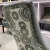 Import KVJ-1404  2020 new design gray patterned upholstered dining chair from China