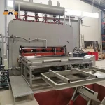 laminating machine for particle board/short cycle melamine laminating/wood based panel machinery laminating hydraulic hot press