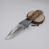 Large 337/338/ 339 Folding Blade Knife Camping Pocket Knives Hunting Survival Knives Wood Handle Outdoor Utility EDC Knives