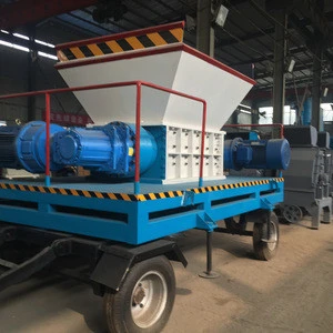 Large capacity tire recycling shredder machine with CE and ISO