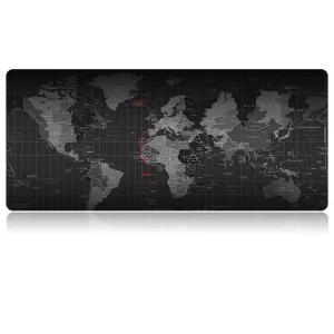 Large Size World Map Gaming Mousepads High Guality Natural Rubber Mouse Pad Mat