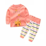 Latest Autumn Boutique High Waist Children Clothes Sets Boys Pajamas Long Sleeve Children Sleepwear 100% Cotton Kids Pyjamas