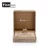 Import Latest Design Velvet Ring Insert Beige Wholesale Custom Logo Wedding Jewelry Packaging Box from China
