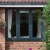 Latest low e tinted glass double glazed aluminium frame black french casement windows with awning and fixed window