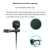 Import Lavalier Microphone for mobile phones cameras clip on electret condenser microphone portable 3.5mm wired Factory sales from China