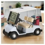 LCD Display Mini Golf Cart Clock for Golf Fans