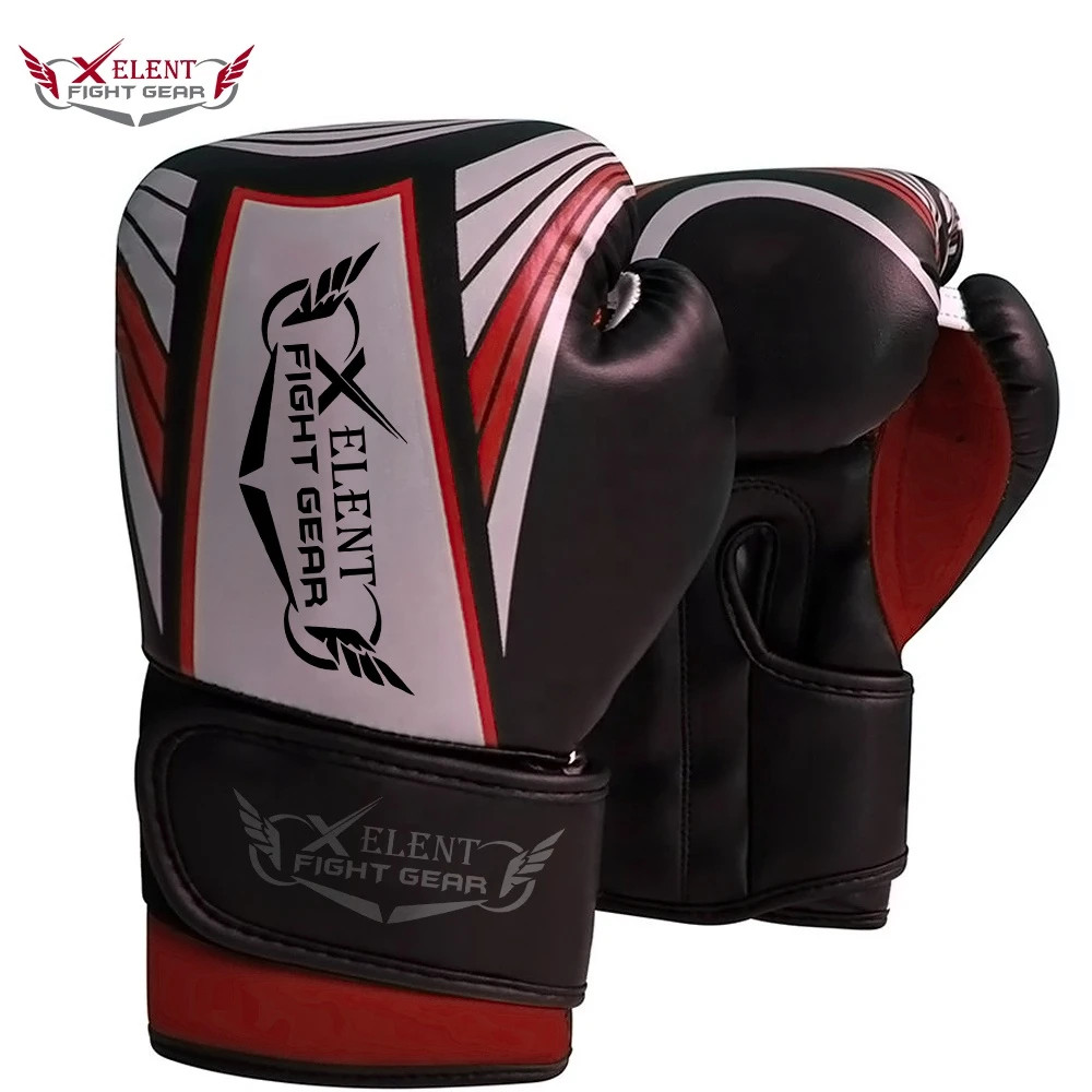 Leather Boxing Glove With New Technology Of Joining The Wrist With The Padding Foam For Supporting