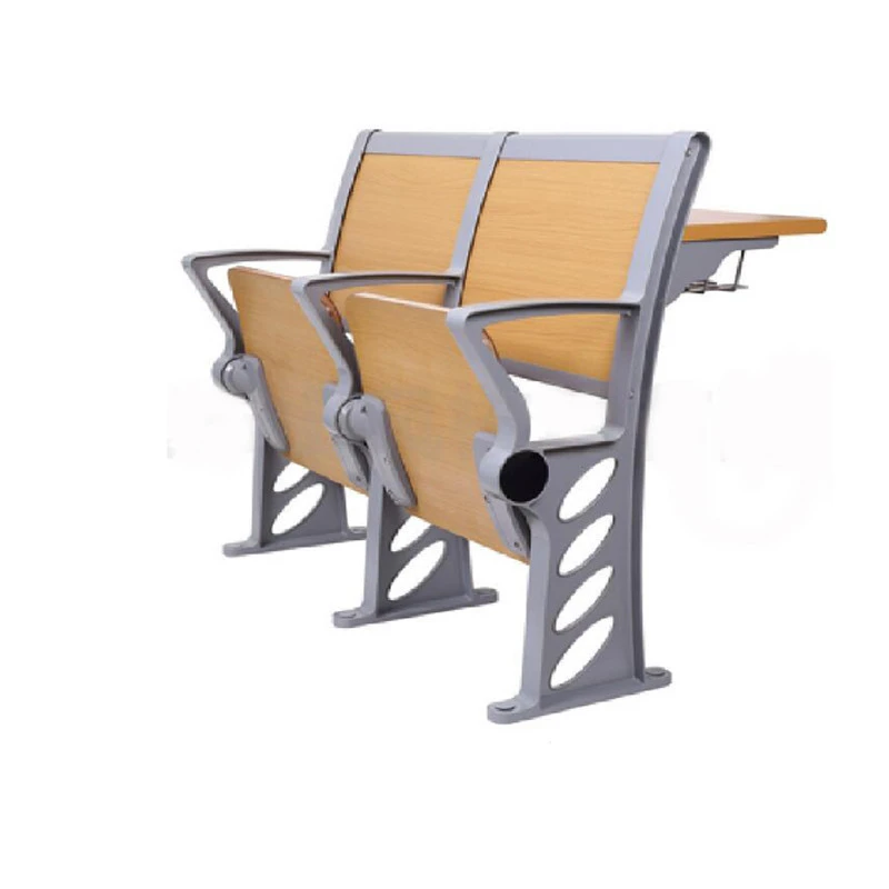 Lecture Hall furniture for school wood and steel Classroom Auditorium Chair