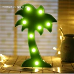 LED Night Light Lamp Kids Marquee Letter Lights Unicorn Shape Signs Light Up Christmas Party Wall Decoration