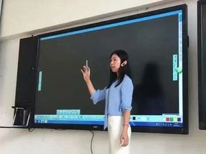 LED touch screen no projector interactive whiteboard for school