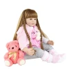 Lifereborn 24 inch Handmade Silicone Reborn Baby Doll 60cm Very Big Princess Adorable Realistic Kid