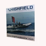 light weight pop up display banner as back drop for shows and fairs