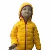 Lightweight cheap warm windproof hooded down outerwear coat baby boys kids children winter down jacket