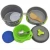 Import Lightweight Outdoor camping green handle cookware Set from China