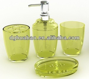 lime green bathroom accessories for home decoration