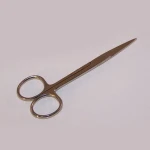 Linen Wrap Silk Scissors 4.5" Straight Blade Mirror Finish Stainless Steel