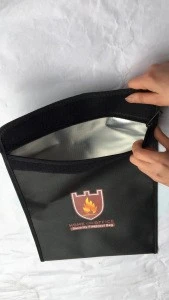 lipo battery safe charging fire resistant bag XXX fireproof document bag