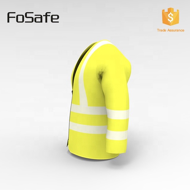 Long Sleeve Light Road Work Safety Reflective Bomber high visibility jacket