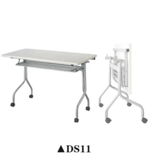 Long study computer table desk folding table with wheel DS11