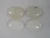 Import Loose Beads and Cabochons White quartzite jade 18*20mm oval cabochon semi precious stones from Hong Kong