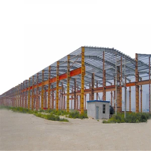 Low Cost Gable Frame Light Metal Building Prefabricated Industrial Steel Structure Warehouse Construction