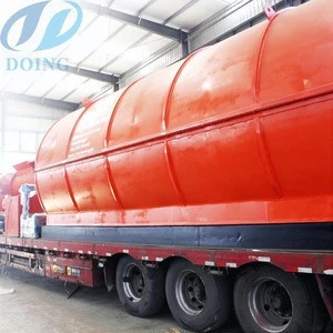 Low Investment High Profit Business Waste Tire Recycling Rubber Pyrolysis Machine/Rubber Tire Recycling