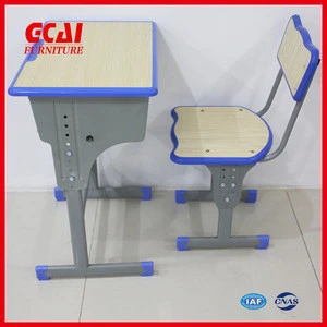 Low Price wooden modern school desk and chair