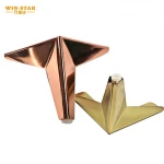 Low price Y Shape metal sofa legs for home hardware furniture legs
