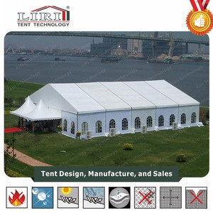 Luxury Big Outdoor Wedding Event Tent for 300 Seater White