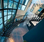 Luxury Carbon fiber stair for Villa Manor yacht five star hotel living room and private club