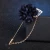 Import Luxury Designer Flower Long Needle Handmade Brooch Pins Brooch With Chain from China