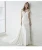 Import Luxury Elegant Lace Appliqued Long Tail Satin Wedding Dress Bridal Wedding Dresses from China