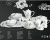 Import Luxury fine porcelain 86pcs/96pcs square dinner set with decal, ceramic dinner ware set from China
