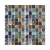 Luxury wall deorcation color glass rainbow mosaic tile