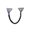 lvds led cable assemblies and panel mounts 30pin ribbon wire terminal cable assembly