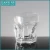 Import LX-B118 handmade tumbler glass pearl ridge hexagonal base twist design DOF clear decorative crystal drinking glasses from China