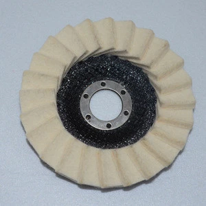machine manufacture round flat glass polishing wool felt wheel polishing and grinding metal flap disc flap sanding grinding disc