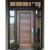 Import mahogany solid wood door entrance door from China