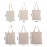 Makeup Shopping Duffle Bag Small Waxed Canvas Tote Bag Cotton Canvas Custom Canvas Bag With Custom Printed Logo