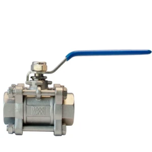 Manufacture High Quality Three Pieces Internal Thread Ball Valve High Pressure Direct Path Threaded Ends Ball Valve For Sale