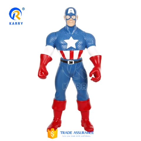 Marvel superhero inflatable Captain America advertising for sale PVC material