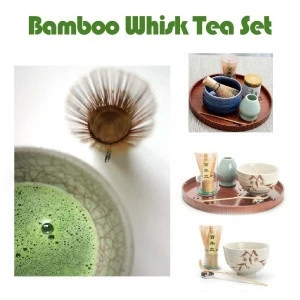 matcha whisk bamboo 100 prongs Chasen for Japanese tea ceremony kit Set