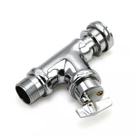 MCBKRPDIO Wall Mount Watermark push button water saving brass urinal flush valve