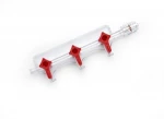 Medical plastic 3 ports manifold