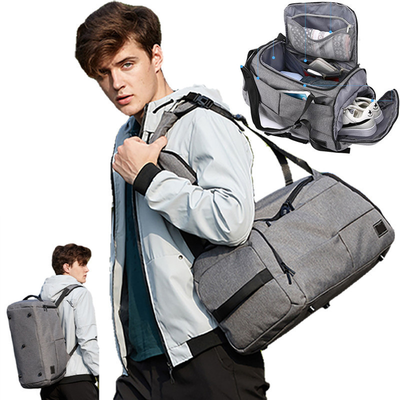 Buy Men Outdoor Fitness Training Sports Gym Travel Tote Duffel Luggage ...