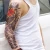 Import Mens full sleeve arm tattoo stickers temporary long lasting different patterns from China