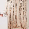 Metallic Foil Tinsel Fringe Party Curtain Door Rain Curtain Decoration Stage Backdrop Birthday Wedding Party Supplies