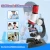 Import Microscope Kit Lab LED 100X-400X-1200X Home School Science Educational Toy Gift Refined Biological Microscope For Kids Child from China