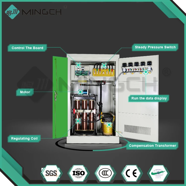 MINGCH Factory Wholesale SBW-Z Series 3 Phase 60Kva Automatic Voltage Regulator Stabilizer Avr